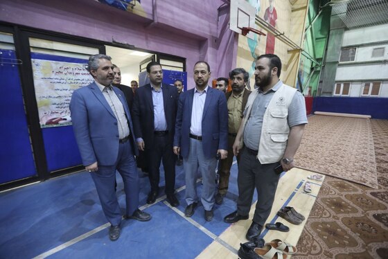 بازدید جمعی از اعضای شورای اسلامی شهر مشهدمقدس از نحوه خدمات رسانی به زائران و اقدامات نوروزی شهرداری مشهد