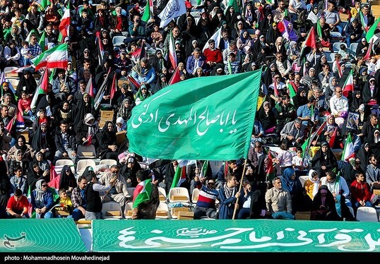 عکس | محفل امام‌حسنی‌ها در ورزشگاه آزادی