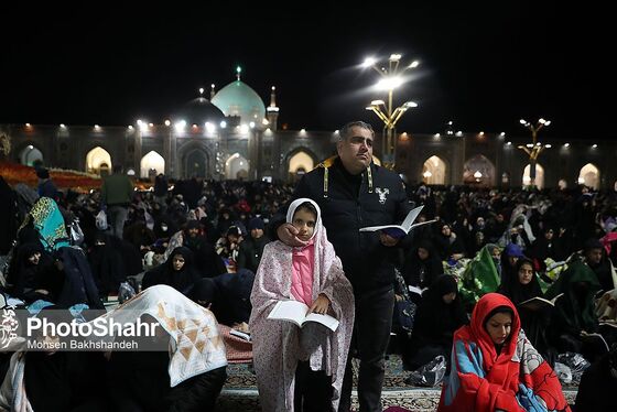 عکس| مراسم احیاء شب نوزدهم ماه رمضان در حرم مطهر رضوی (۱۱ فروردین ۱۴۰۳)
