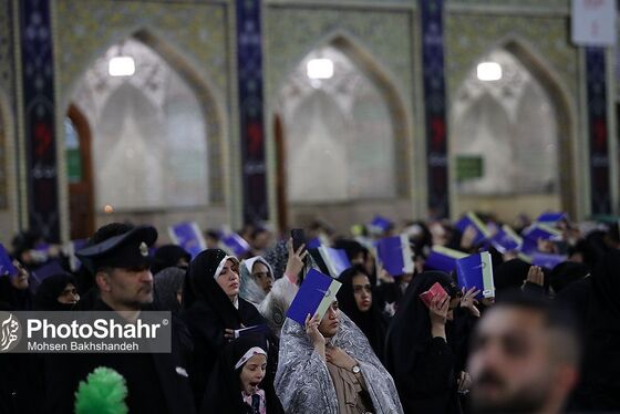 عکس| مراسم احیاء شب نوزدهم ماه رمضان در حرم مطهر رضوی (۱۱ فروردین ۱۴۰۳)
