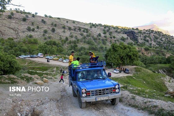 نوروزگردی | آبشار «آبریز» کهگیلویه