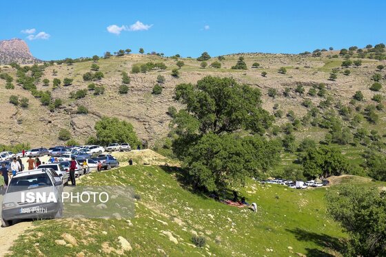 نوروزگردی | آبشار «آبریز» کهگیلویه