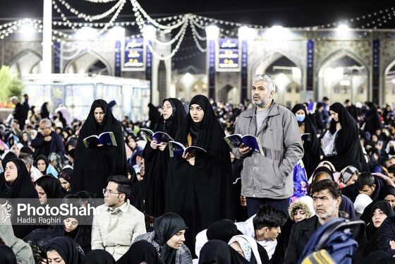 گزارش تصویری | مراسم احیای دومین شب قدر ۱۴۰۳ در حرم مطهر امام رضا (ع)