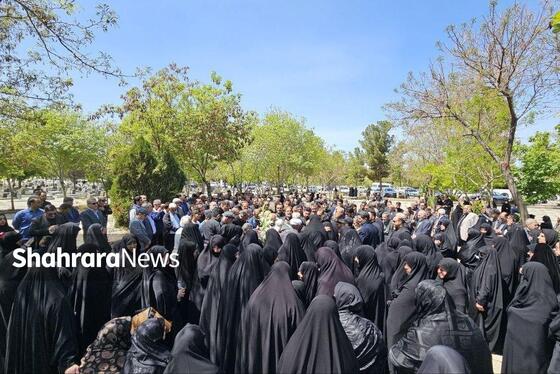 مراسم تشییع پدر شهیدان «دهنوی» در مشهد برگزار شد + فیلم