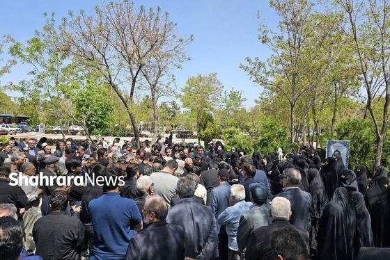 مراسم تشییع پدر شهیدان «دهنوی» در مشهد برگزار شد + فیلم
