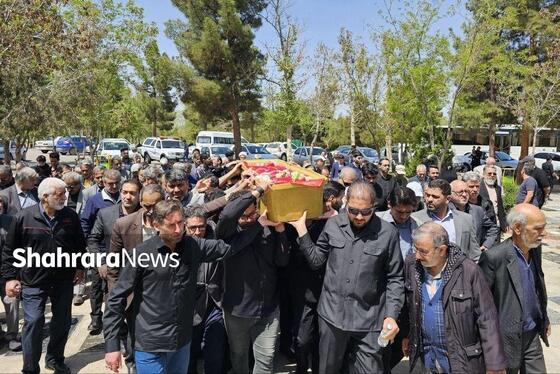مراسم تشییع پدر شهیدان «دهنوی» در مشهد برگزار شد + فیلم