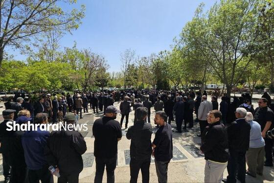 مراسم تشییع پدر شهیدان «دهنوی» در مشهد برگزار شد + فیلم