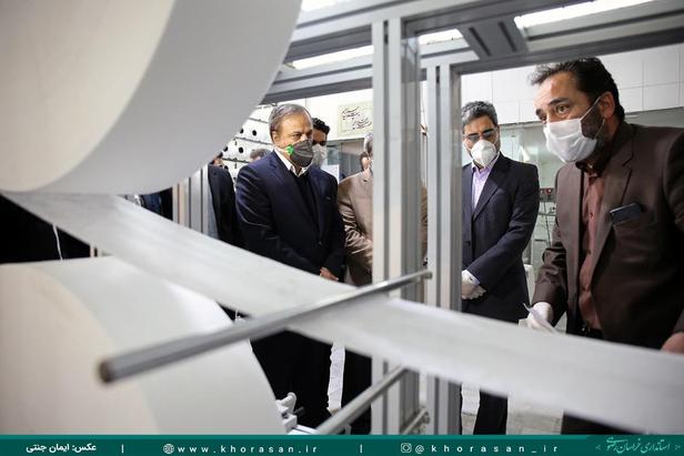 بهره‌برداری از یک واحد تولید ماسک در مشهد