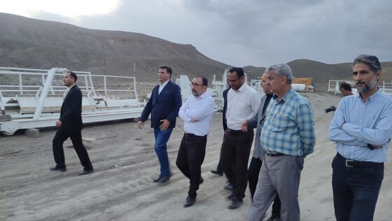 بازدید استاندار خراسان رضوی از هنگ مرزی درگز  و پروژه کنترل آب‌های مازاد مرزی + تصاویر