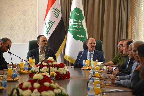 بازدید هیئت رسانه‌ای ایران از از شبکه‌های خبری و رسانه‌های عراقی + تصاویر