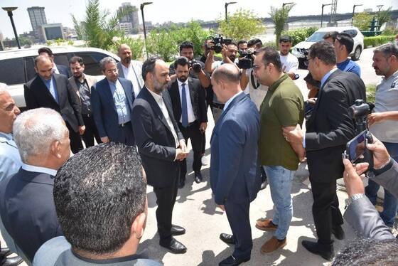 بازدید هیئت رسانه‌ای ایران از از شبکه‌های خبری و رسانه‌های عراقی + تصاویر