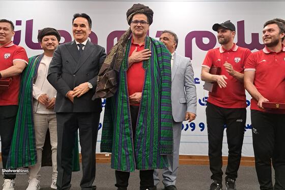 لباس محلی افغانستان بر تن مجید مرتضایی + عکس