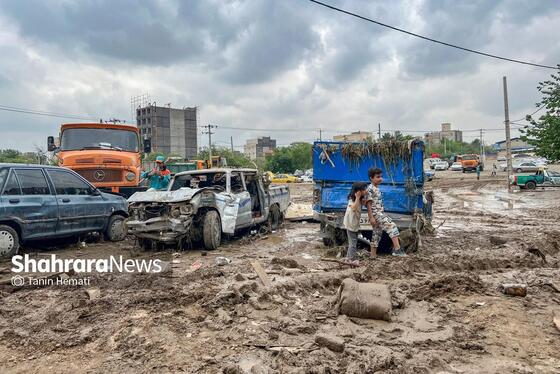 روایت اهالی سپاه۶۹ منطقه سیدی مشهد از سیلی که زندگی‌شان را با خود برد (۲۷ اردیبهشت ۱۴۰۳) + عکس
