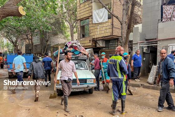 روایت اهالی سپاه۶۹ منطقه سیدی مشهد از سیلی که زندگی‌شان را با خود برد (۲۷ اردیبهشت ۱۴۰۳) + عکس