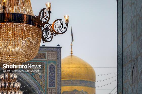 اداره روشنایی | تصاویری از تعمیر و نگهداری لوسترهای حرم مطهر رضوی