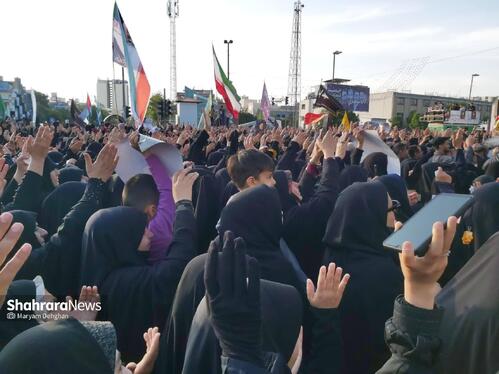 مادرانه‌های بانوان مشهدی در فراق شهادت خادم الرضا (ع) و یارانش + تصاویر