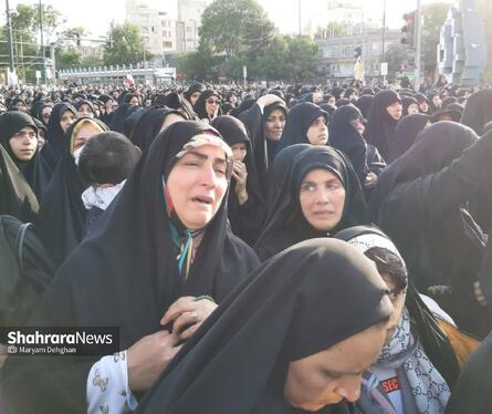 مادرانه‌های بانوان مشهدی در فراق شهادت خادم الرضا (ع) و یارانش + تصاویر