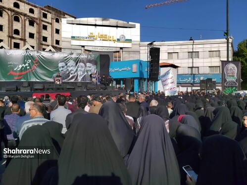 مادرانه‌های بانوان مشهدی در فراق شهادت خادم الرضا (ع) و یارانش + تصاویر