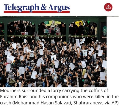 بازتاب عکس‌های شهرآرانیوز از روز تشییع شهدای خدمت در رسانه‌های جهان