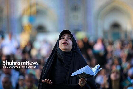 مراسم پر فیض دعای عرفه در حرم مطهر رضوی | یکشنبه ۲۷ خرداد