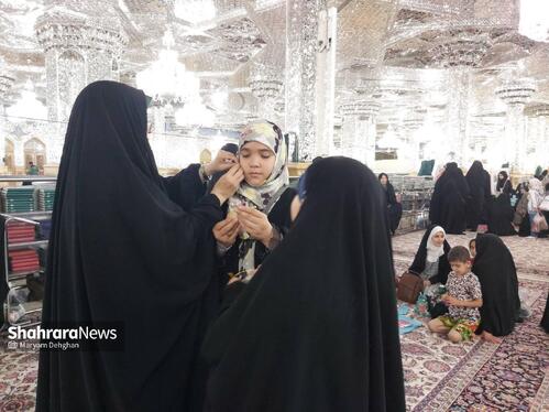جشن مادر دختری «غدیر، عید هم عهدی» در حرم مطهر رضوی برگزار شد