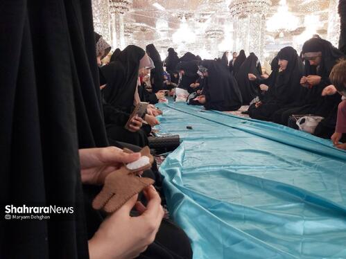 جشن مادر دختری «غدیر، عید هم عهدی» در حرم مطهر رضوی برگزار شد