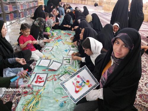 جشن مادر دختری «غدیر، عید هم عهدی» در حرم مطهر رضوی برگزار شد