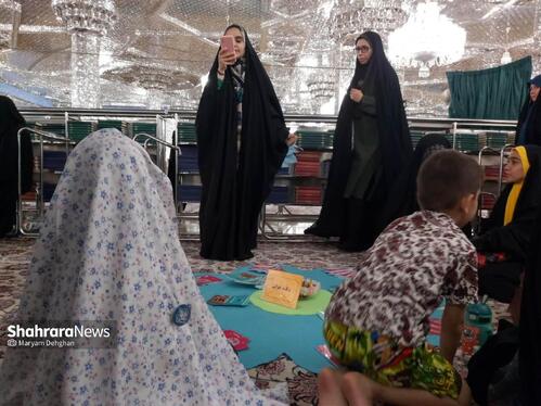 جشن مادر دختری «غدیر، عید هم عهدی» در حرم مطهر رضوی برگزار شد