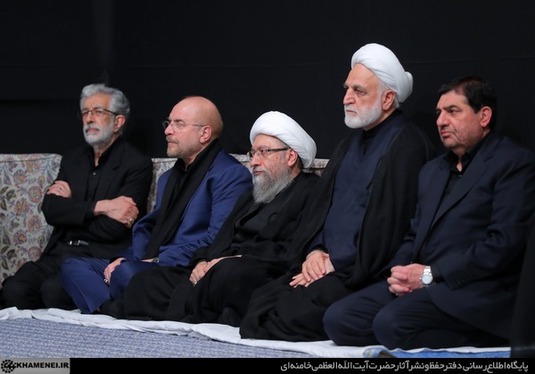 آخرین شب مراسم عزاداری حضرت اباعبدالله الحسین (ع) با حضور رهبر انقلاب +عکس و فیلم