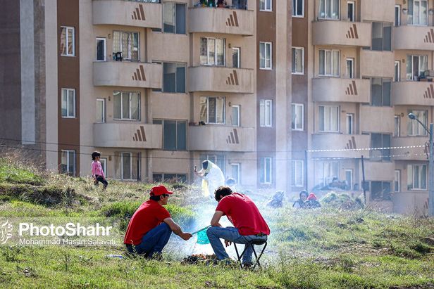 پیک‌نیک با کرونا / بی توجهی شهروندان به فاصله گذاری اجتماعی و هجوم به ییلاقات طرقبه و شاندیز و ارتفاعات جنوبی مشهد