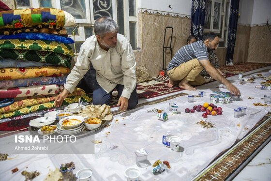 مسیر عاشقی | موکب عشیره آل احمد و آل عیس پذیرای زائران حسینی