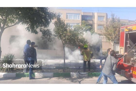 آتش سوزی اتوبوس درون شهری در بولوار ساجدی مشهد + عکس و فیلم (۴ شهریور ۱۴۰۳)