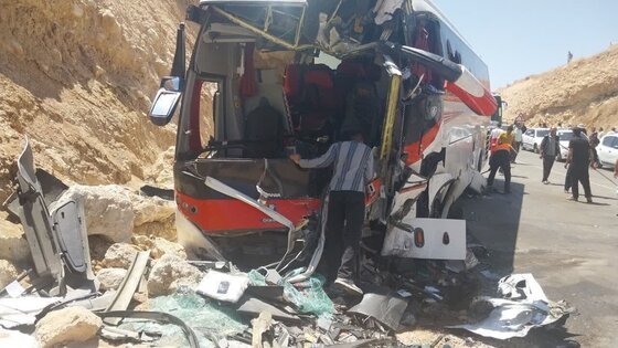 تصادف وحشتناک ۲ سواری و ۲ اتوبوس با ۳۶ کشته و مصدوم در کرمانشاه + عکس (۶ شهریور ۱۴۰۳)