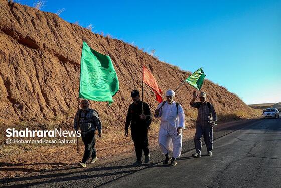 گزارش تصویری | زائران پیاده امام رضا (ع)
