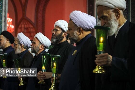 عکس| آیین خطبه‌خوانی شب شهادت امام رضا علیه السلام (۱۳ شهریور ۱۴۰۳)
