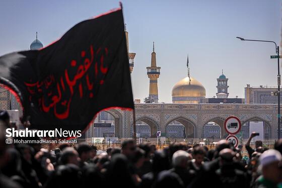 گزارش تصویری | عزاداری شهادت امام رضا (ع) در حرم مطهر رضوی