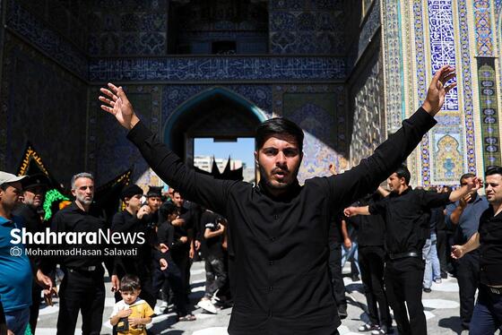 گزارش تصویری | عزاداری شهادت امام رضا (ع) در حرم مطهر رضوی