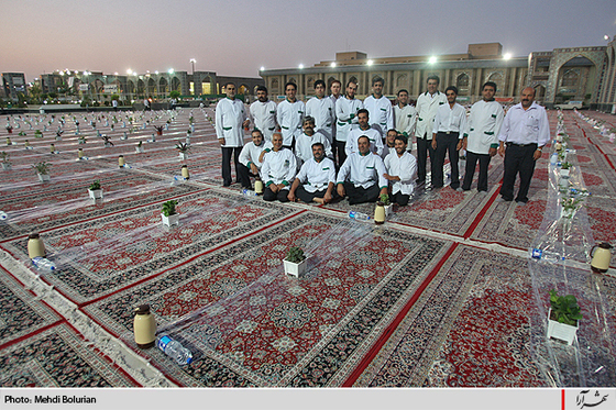 خدمتگزاران طرح اكرام بارگاه امام رضا(ع) 