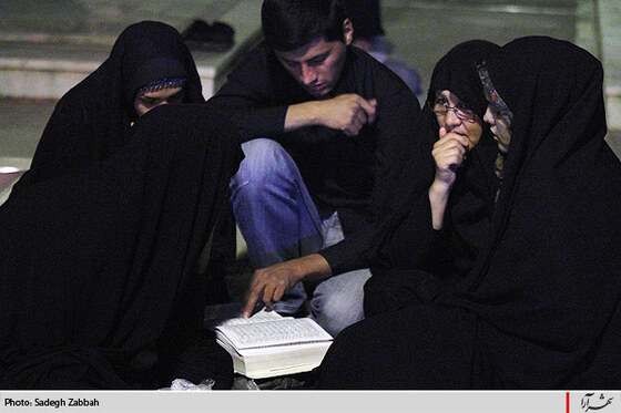 ليله القدر در جوار مزار شهدا- 2
