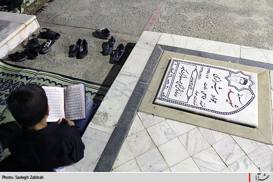 ليله القدر در جوار مزار شهدا- 2
