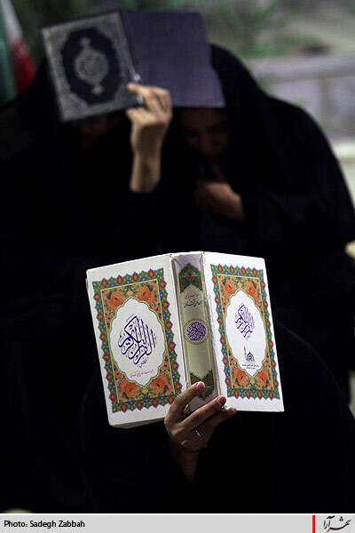 ليله القدر در جوار مزار شهدا- 2