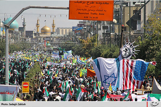 راهپيمايي روز جهاني قدس در مشهد-1