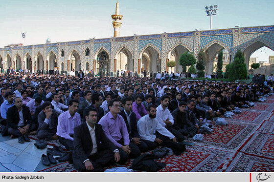 جشن ازدواج دانشجويي در حرم امام رضا(ع)