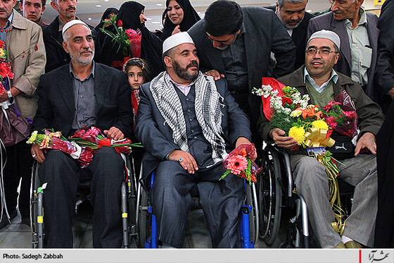 گزارش خبري/ استقبال از حجاج جانباز