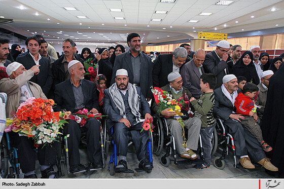 گزارش خبري/ استقبال از حجاج جانباز
