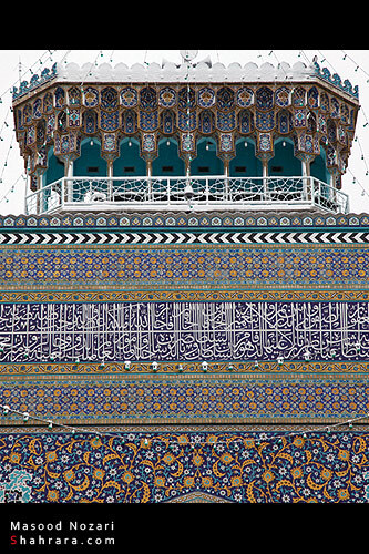 بارش برف در آستان امام علي اين موسي الرضا(ع)