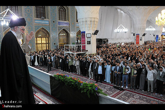 سخنرانی مقام معظم رهبری در جمع زائران و مجاوران امام علی ابن موسی الرضا (ع)