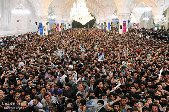 سخنرانی مقام معظم رهبری در جمع زائران و مجاوران امام علی ابن موسی الرضا (ع)
