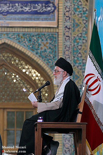 سخنرانی مقام معظم رهبری در جمع زائران و مجاوران امام علی ابن موسی الرضا (ع)
