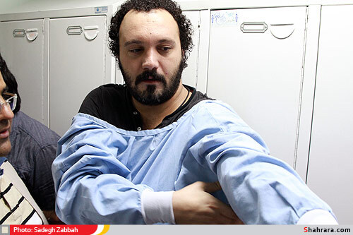 عيادت ستارگان سينما از كشتي گير مشهدي